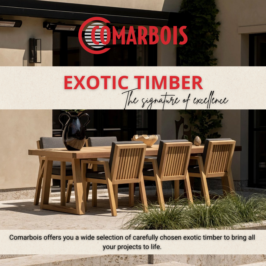 Exotic timber at Comarbois