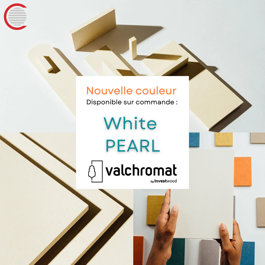 La nouvelle couleur White Pearl de Valchromat